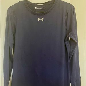 Under Armor Tech™, Blue, thumb wholes, moisture wicking